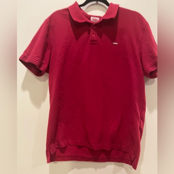 Levi's Other - Levi's Red Polo Shirt Vibrant Color Casual Wear